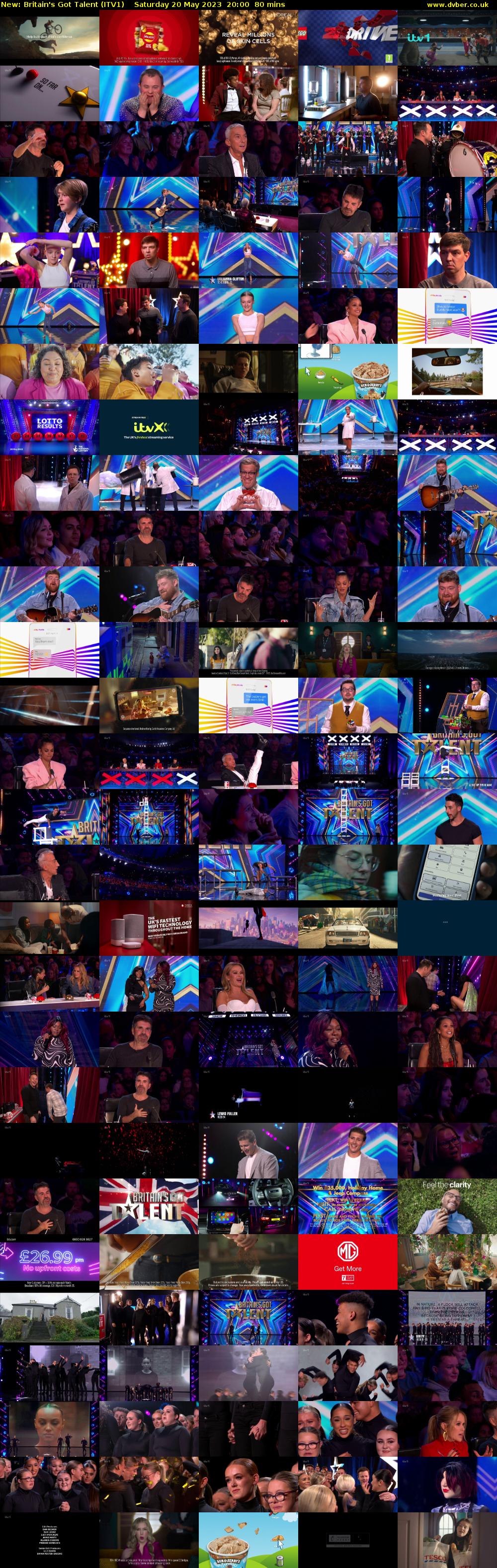 Britain's Got Talent (ITV1) Saturday 20 May 2023 20:00 - 21:20