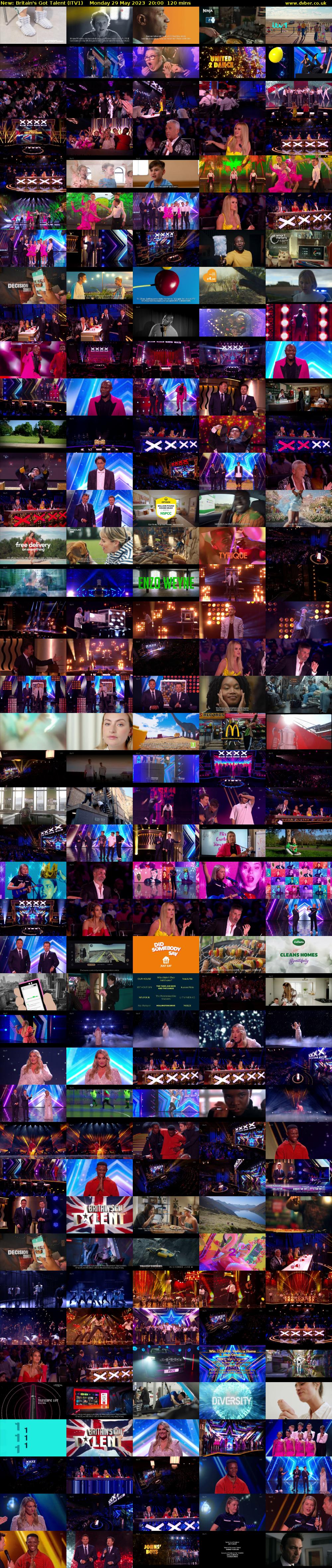 Britain's Got Talent (ITV1) Monday 29 May 2023 20:00 - 22:00