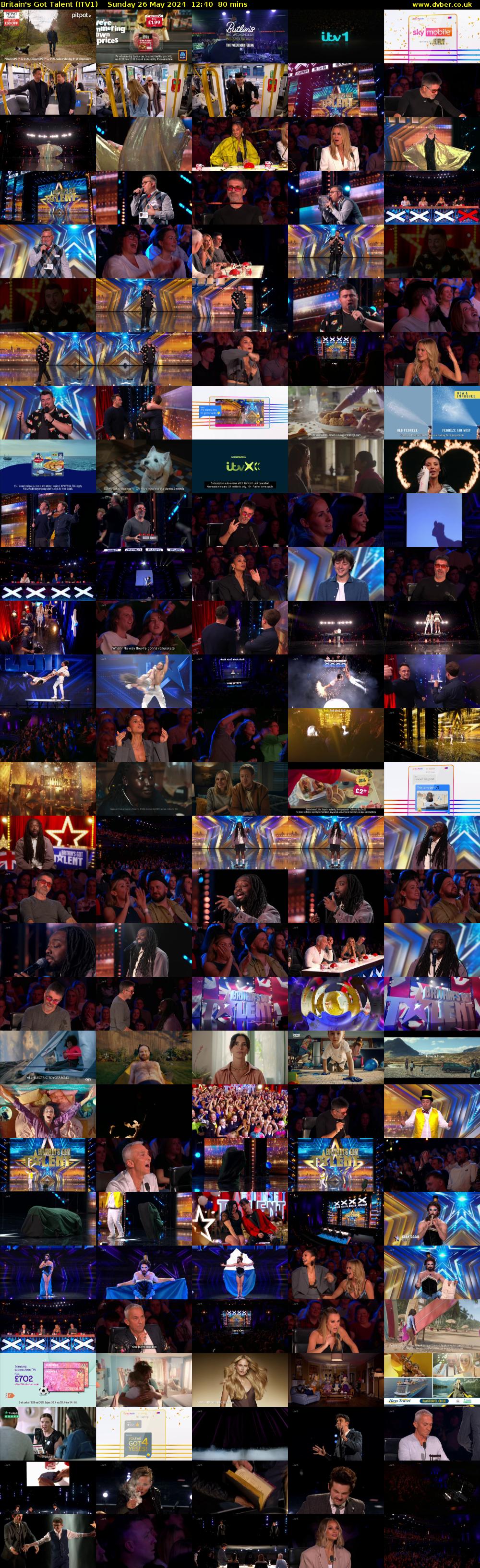 Britain's Got Talent (ITV1) Sunday 26 May 2024 12:40 - 14:00