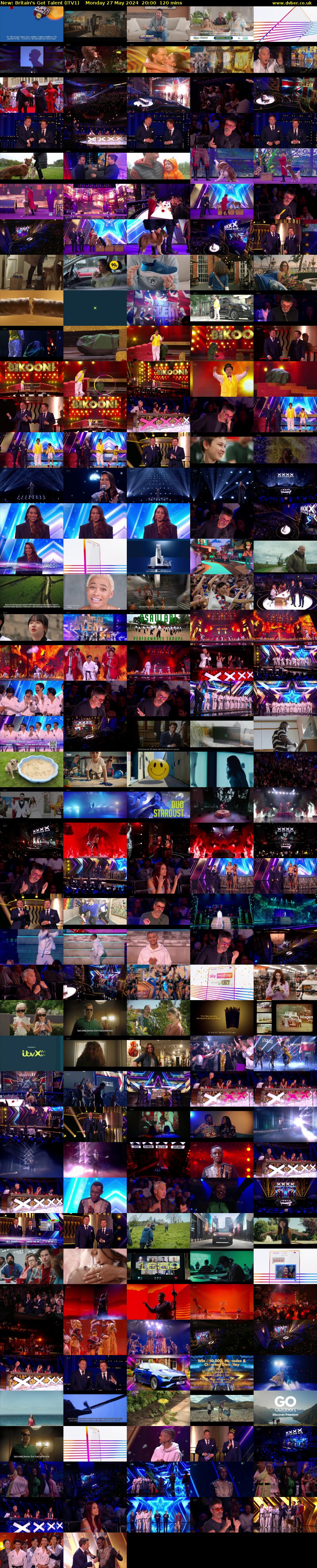 Britain's Got Talent (ITV1) Monday 27 May 2024 20:00 - 22:00