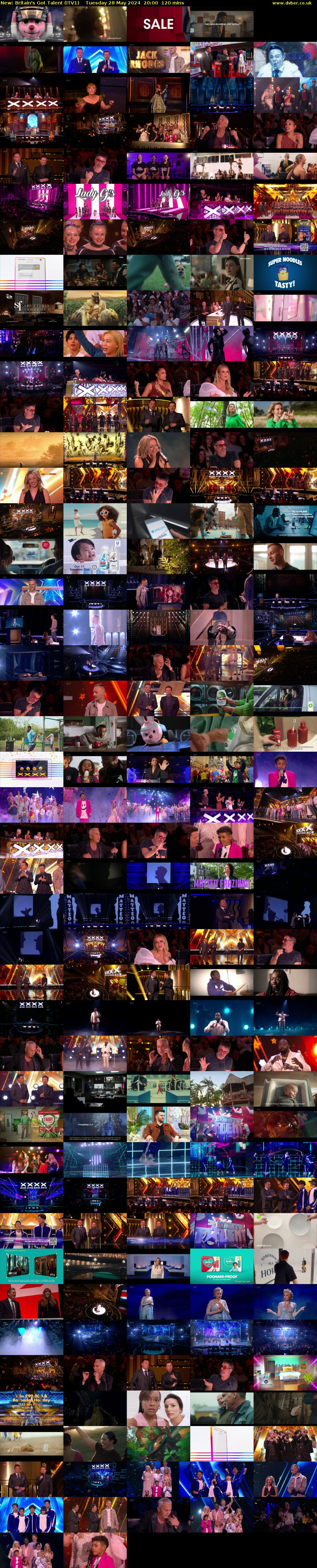 Britain's Got Talent (ITV1) Tuesday 28 May 2024 20:00 - 22:00