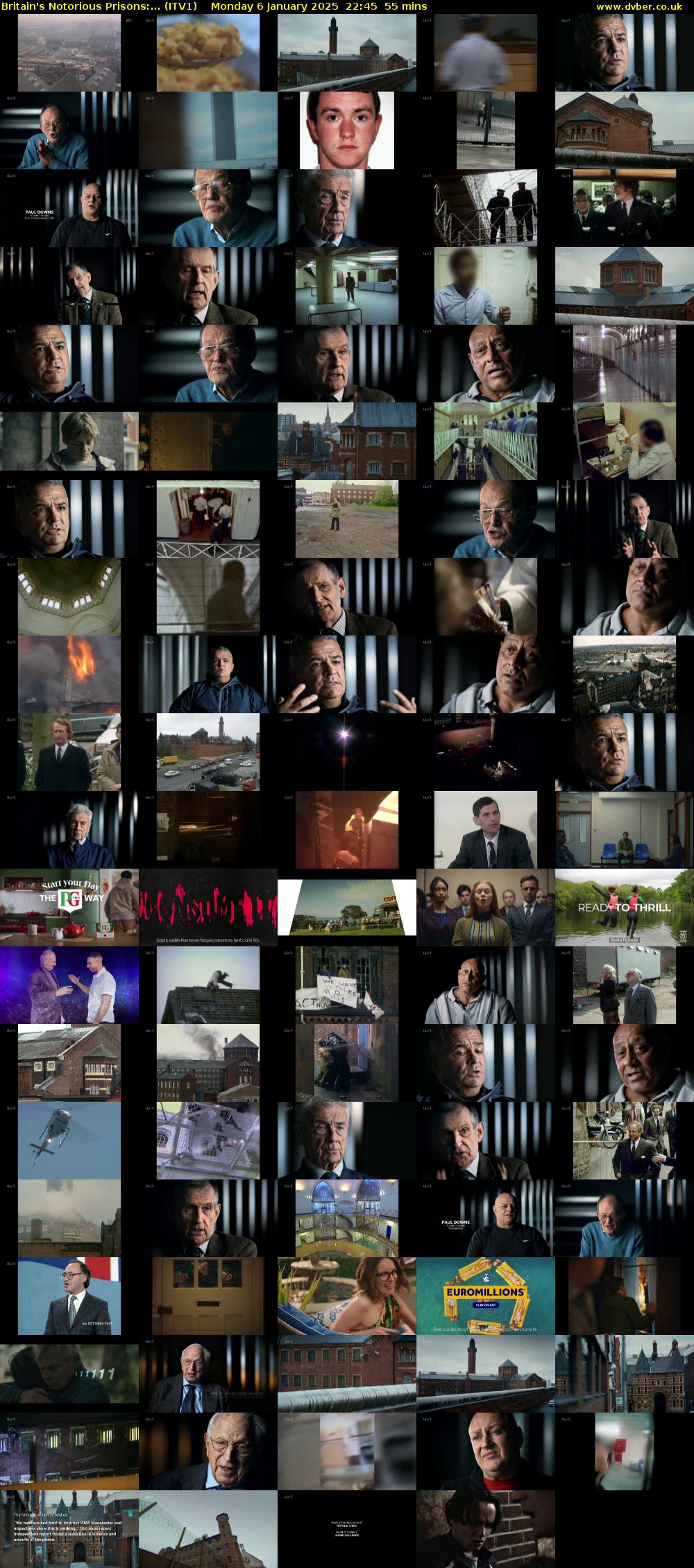Britain's Notorious Prisons:... (ITV1) Monday 6 January 2025 22:45 - 23:40