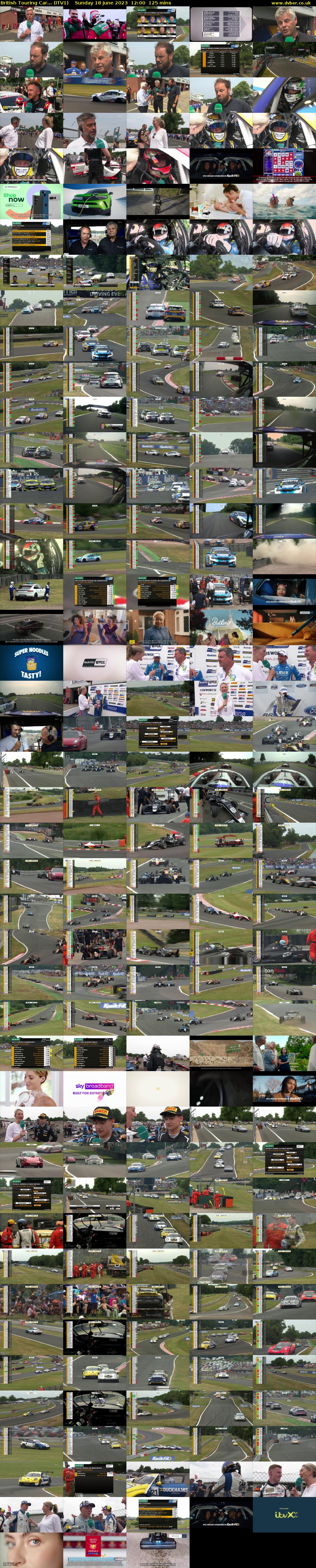 British Touring Car... (ITV1) Sunday 18 June 2023 12:00 - 14:05