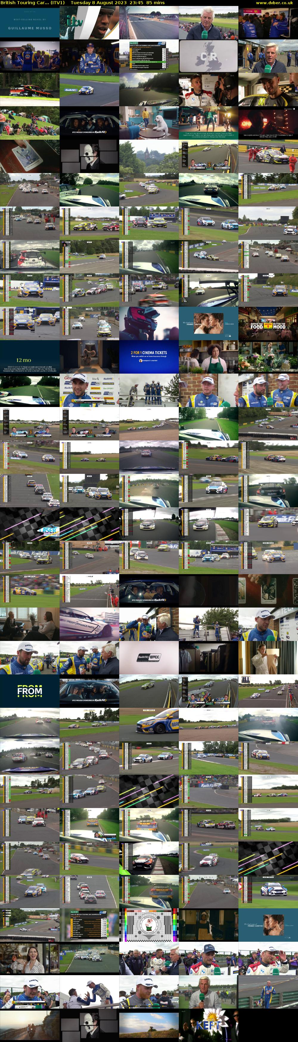 British Touring Car... (ITV1) Tuesday 8 August 2023 23:45 - 01:10