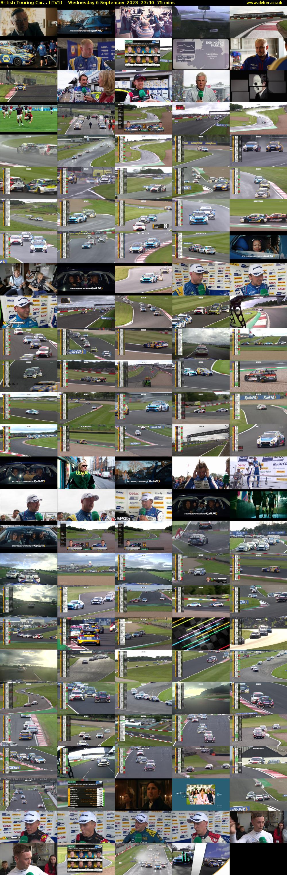 British Touring Car... (ITV1) Wednesday 6 September 2023 23:40 - 00:55