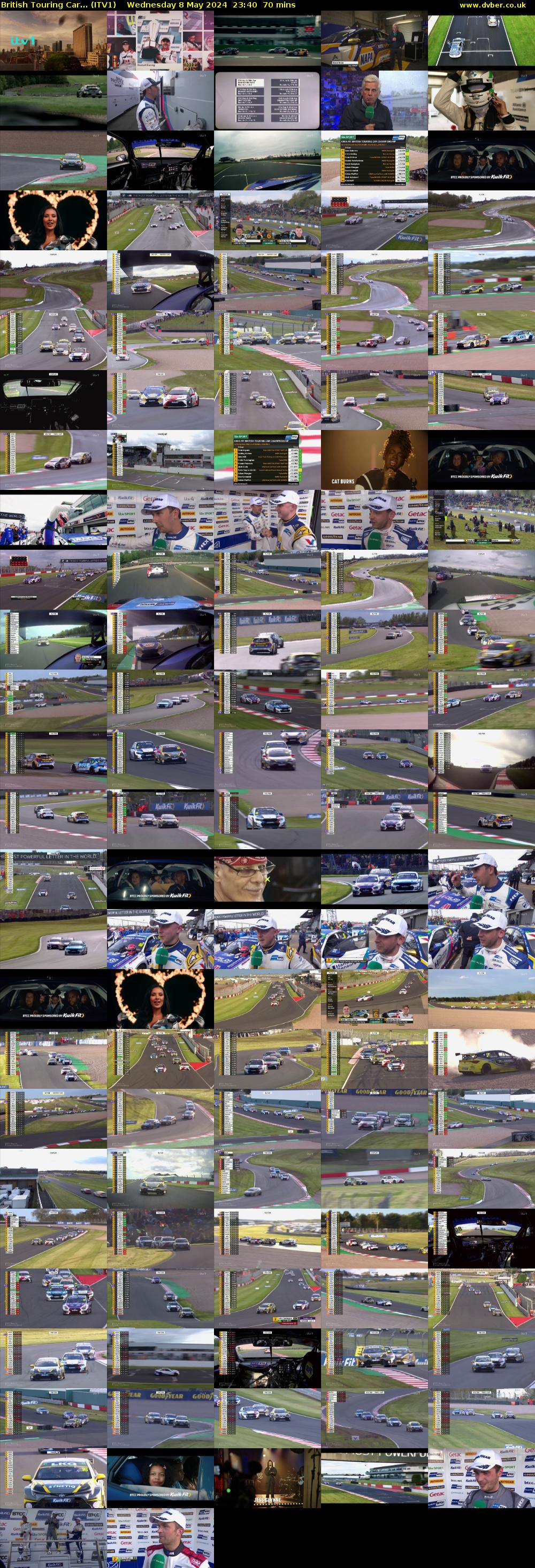British Touring Car... (ITV1) Wednesday 8 May 2024 23:40 - 00:50