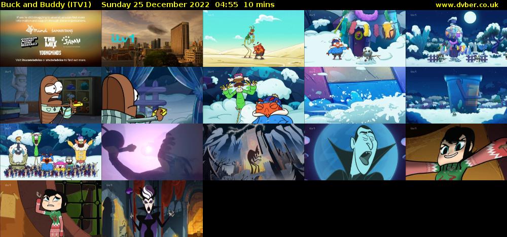 Buck and Buddy (ITV1) Sunday 25 December 2022 04:55 - 05:05