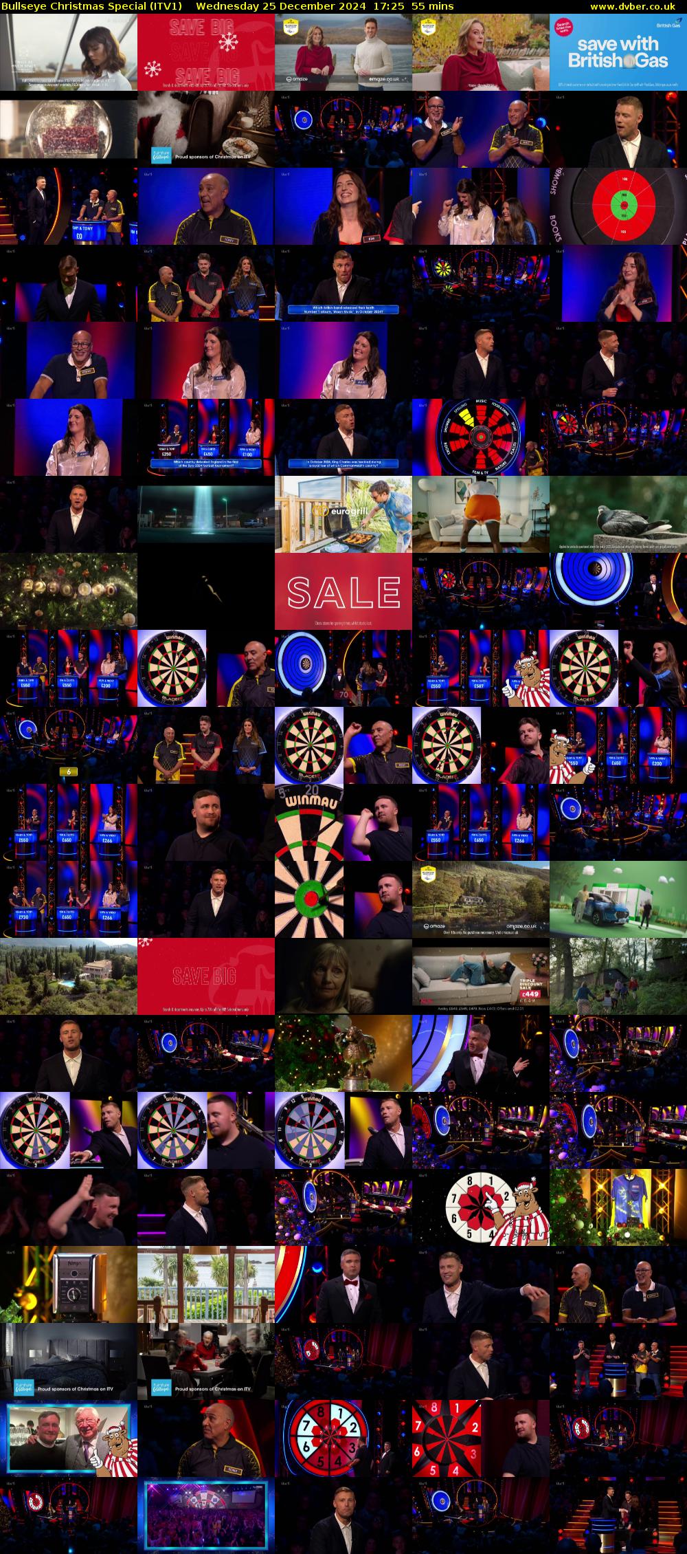 Bullseye Christmas Special (ITV1) Wednesday 25 December 2024 17:25 - 18:20