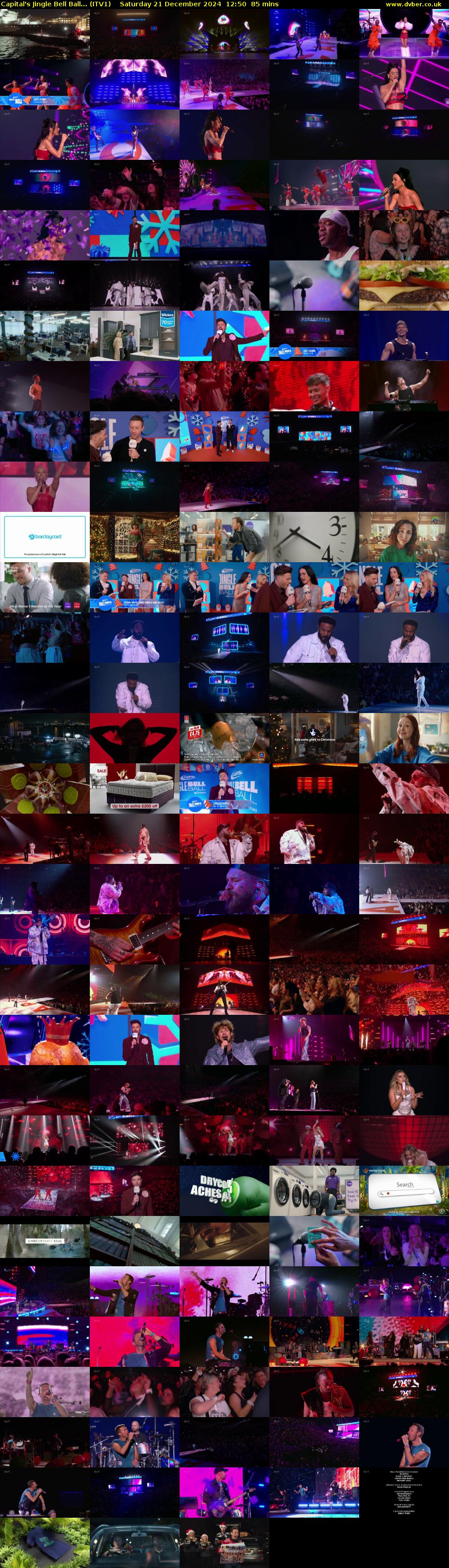 Capital's Jingle Bell Ball... (ITV1) Saturday 21 December 2024 12:50 - 14:15