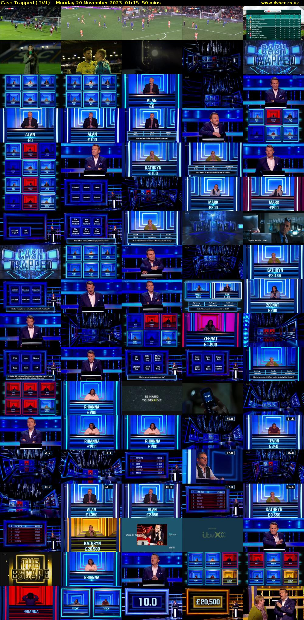 Cash Trapped (ITV1) Monday 20 November 2023 01:15 - 02:05