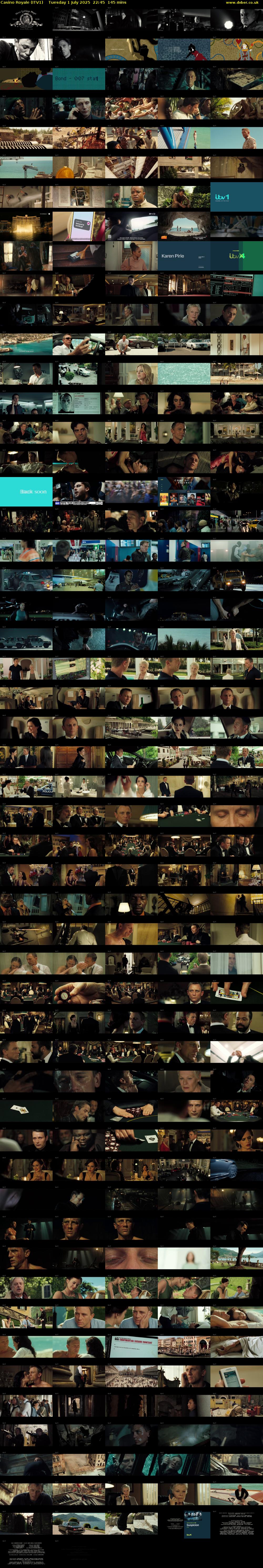 Casino Royale (ITV1) Tuesday 1 July 2025 22:45 - 01:10