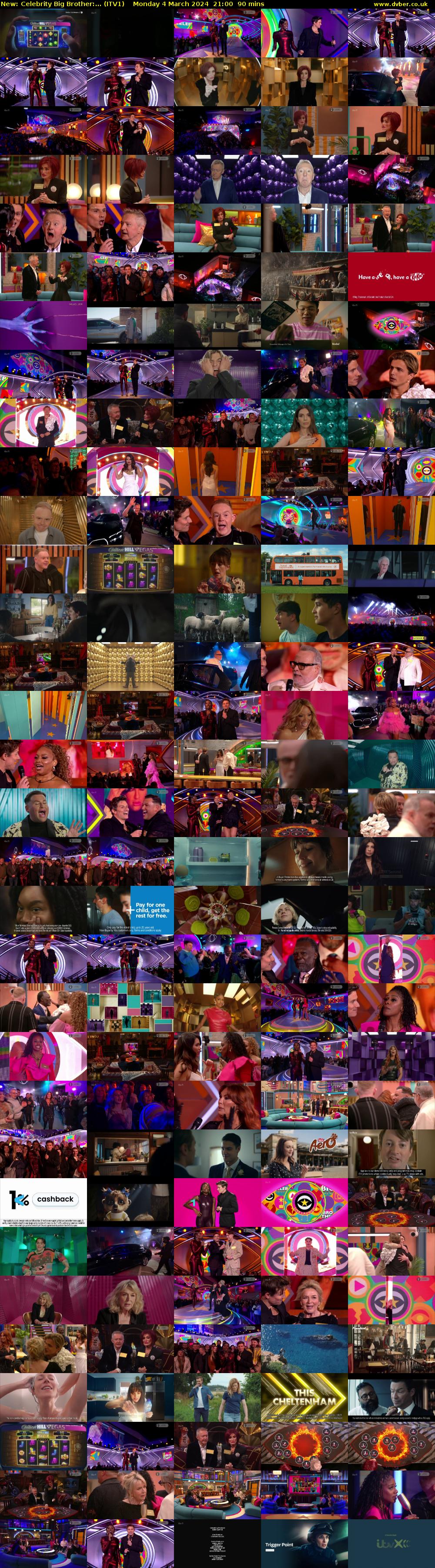 Celebrity Big Brother:... (ITV1) Monday 4 March 2024 21:00 - 22:30