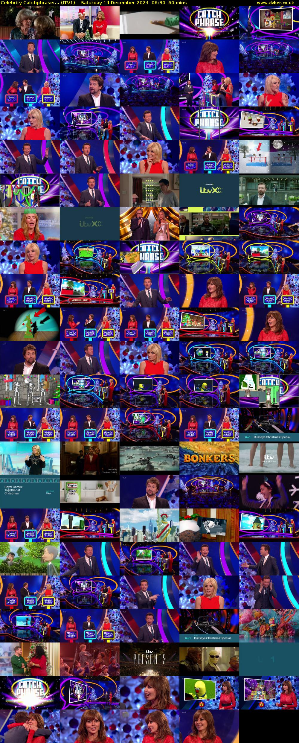 Celebrity Catchphrase:... (ITV1) Saturday 14 December 2024 06:30 - 07:30