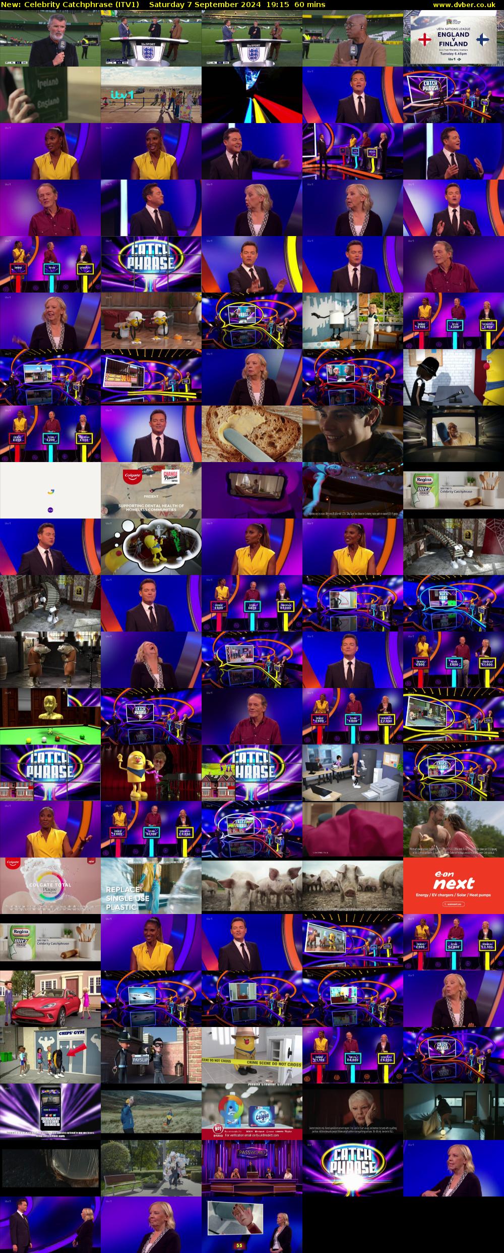 Celebrity Catchphrase (ITV1) Saturday 7 September 2024 19:15 - 20:15