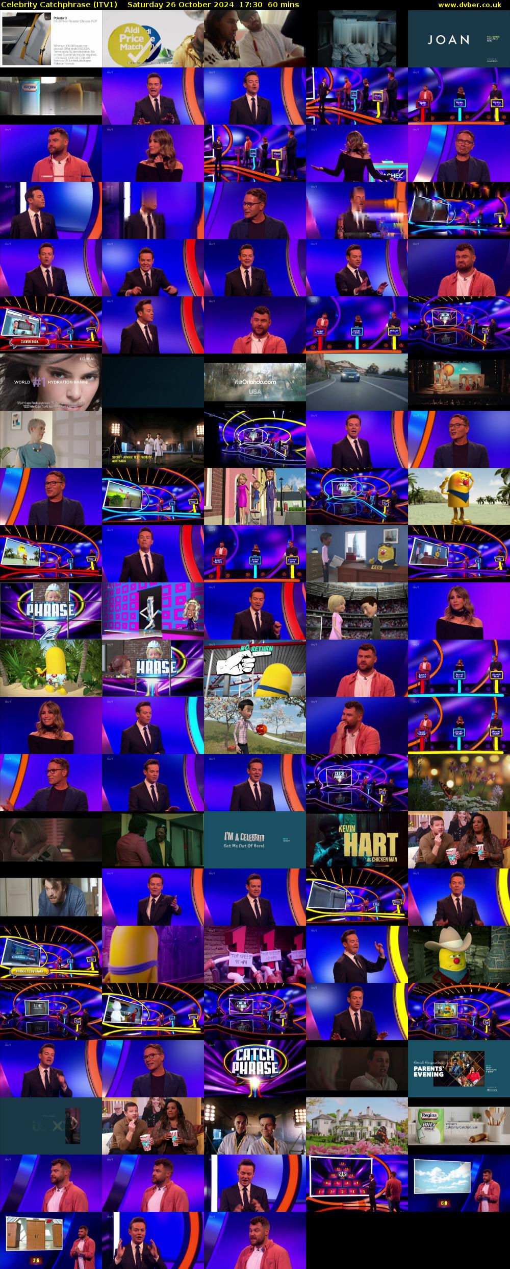 Celebrity Catchphrase (ITV1) Saturday 26 October 2024 17:30 - 18:30