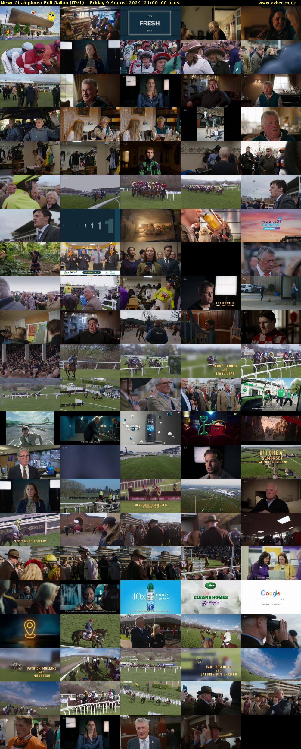 Champions: Full Gallop (ITV1) Friday 9 August 2024 21:00 - 22:00