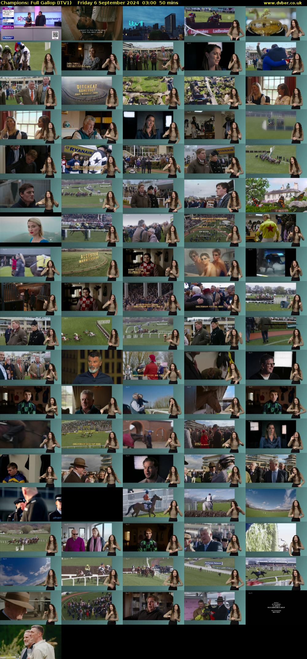 Champions: Full Gallop (ITV1) Friday 6 September 2024 03:00 - 03:50