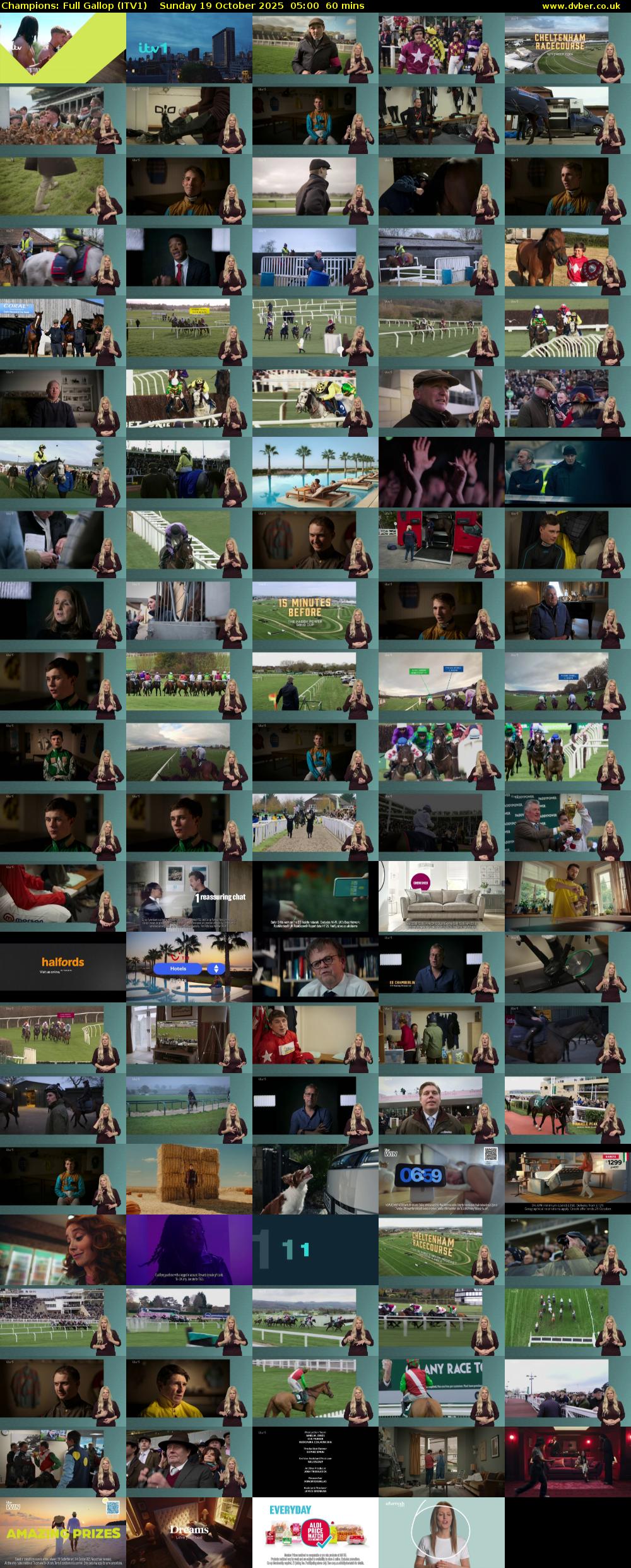 Champions: Full Gallop (ITV1) Sunday 19 October 2025 05:00 - 06:00