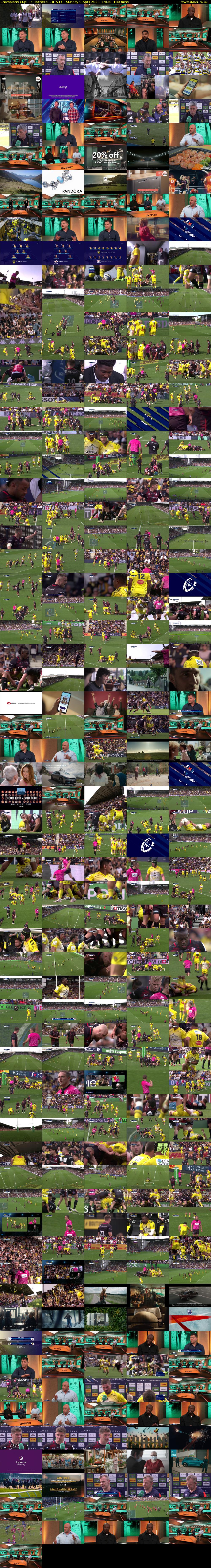 Champions Cup: La Rochelle... (ITV1) Sunday 9 April 2023 14:30 - 17:30