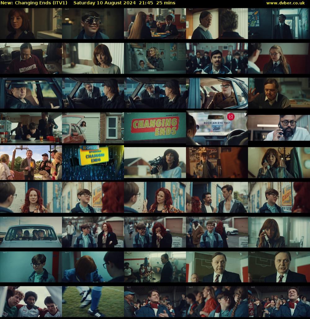 Changing Ends (ITV1) Saturday 10 August 2024 21:45 - 22:10