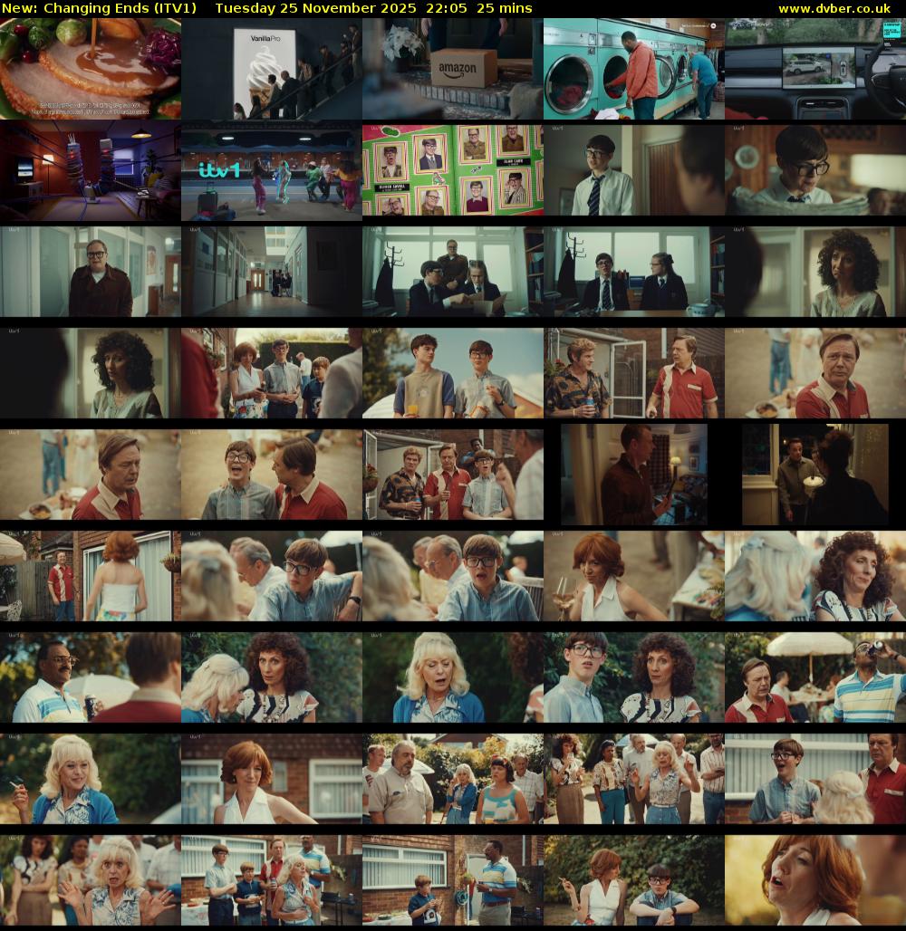 Changing Ends (ITV1) Tuesday 25 November 2025 22:05 - 22:30