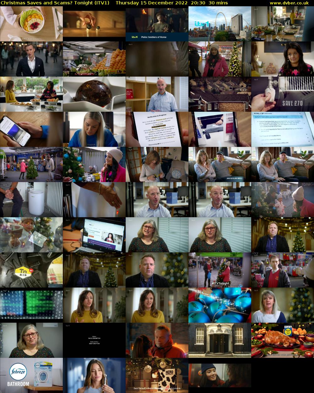 Christmas Saves and Scams? Tonight (ITV1) Thursday 15 December 2022 20:30 - 21:00