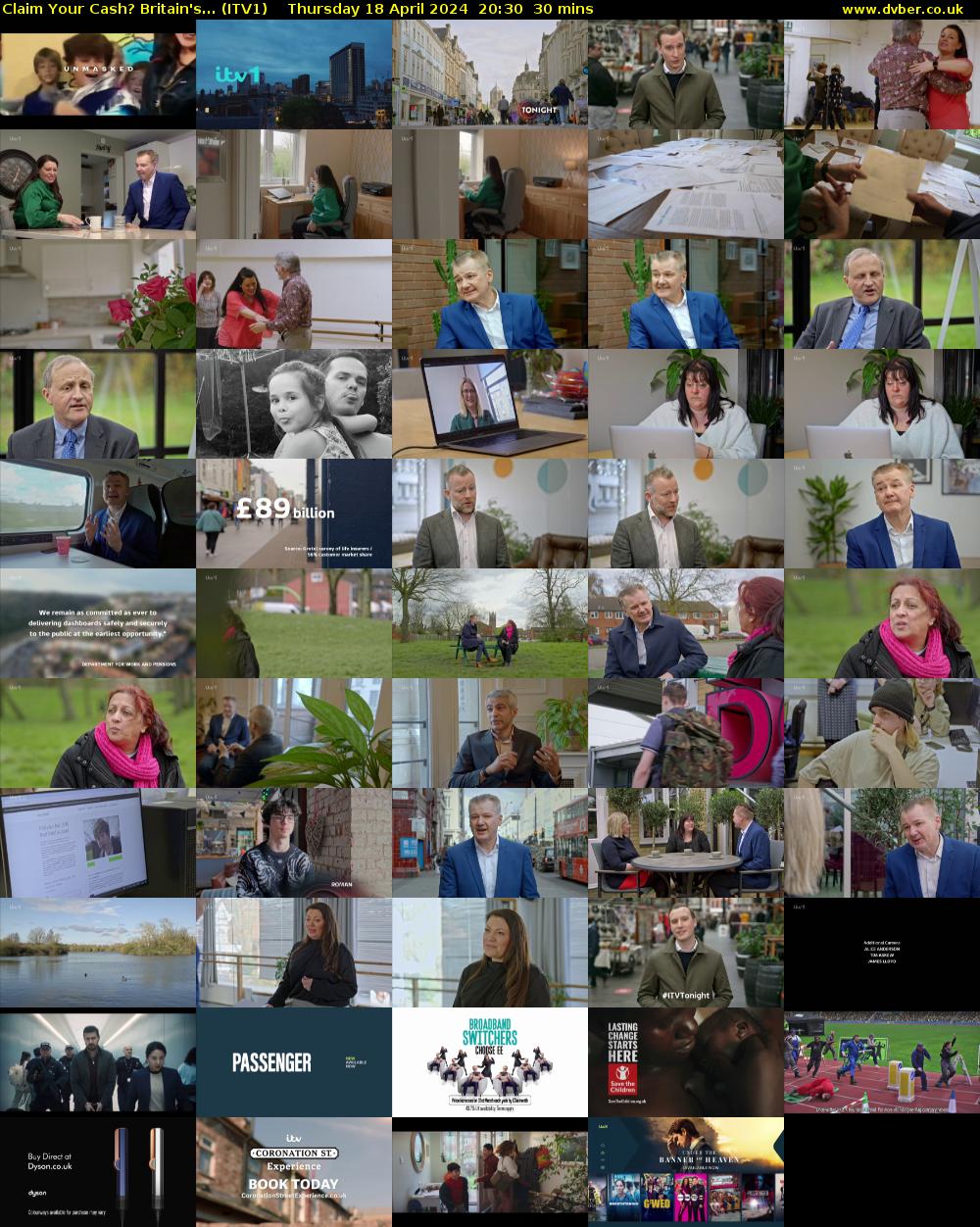 Claim Your Cash? Britain's... (ITV1) Thursday 18 April 2024 20:30 - 21:00