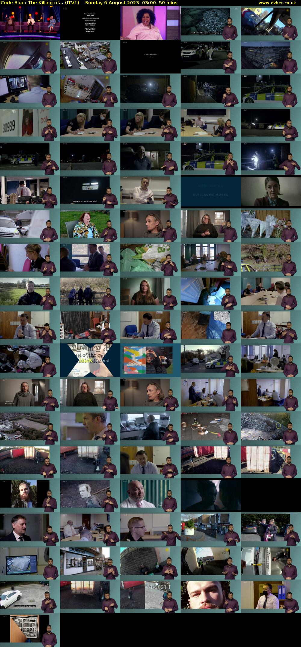 Code Blue: The Killing of... (ITV1) Sunday 6 August 2023 03:00 - 03:50