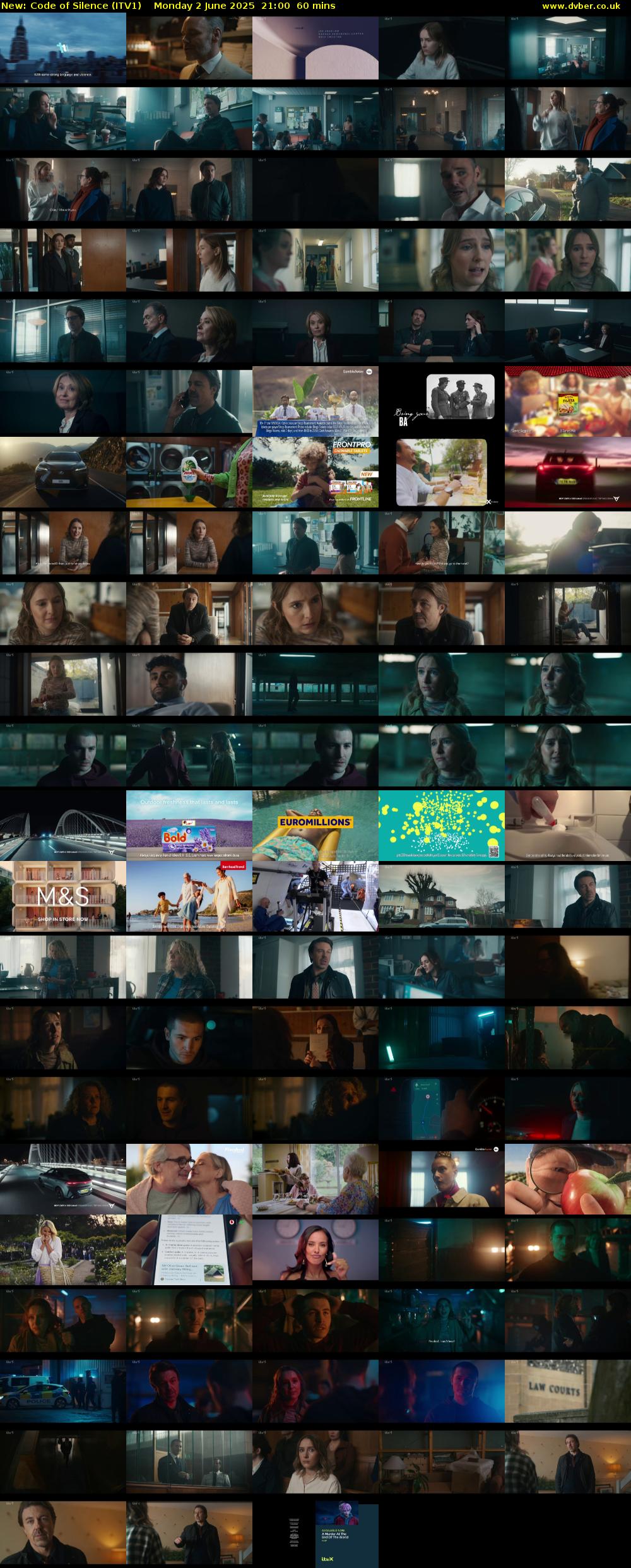 Code of Silence (ITV1) Monday 2 June 2025 21:00 - 22:00