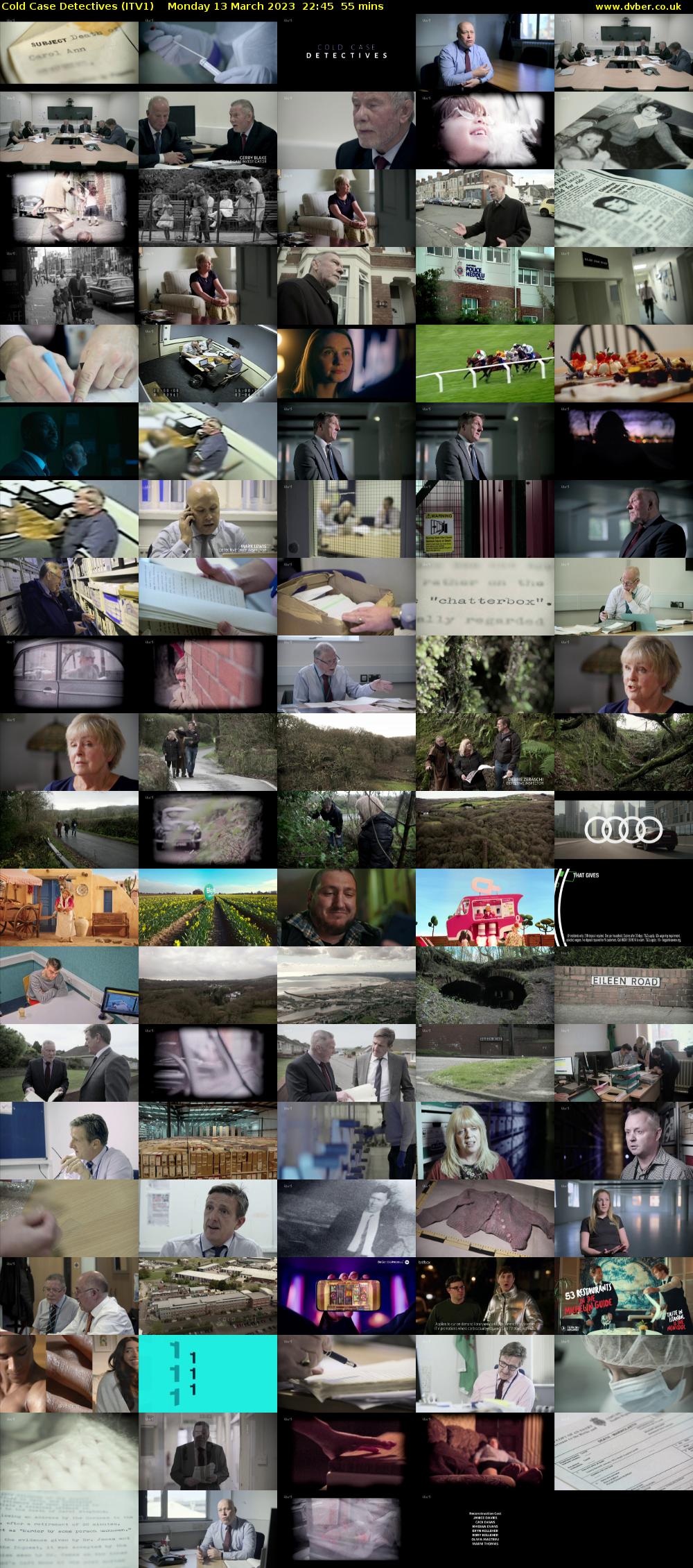 Cold Case Detectives (ITV1) Monday 13 March 2023 22:45 - 23:40
