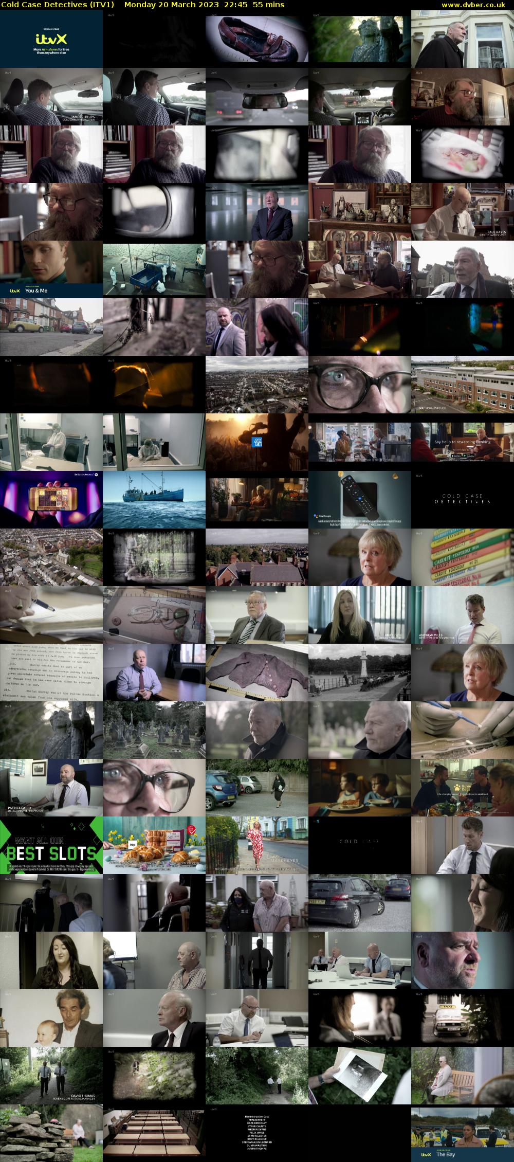 Cold Case Detectives (ITV1) Monday 20 March 2023 22:45 - 23:40