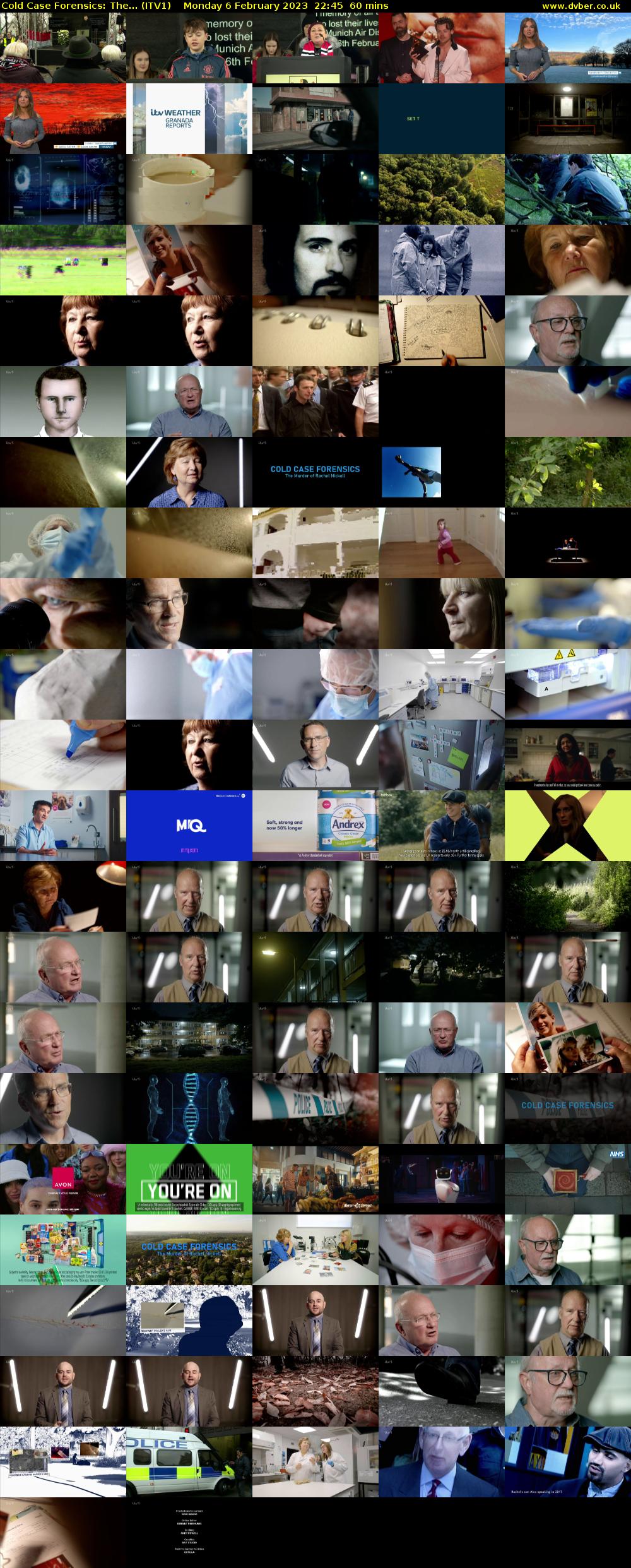 Cold Case Forensics: The... (ITV1) Monday 6 February 2023 22:45 - 23:45