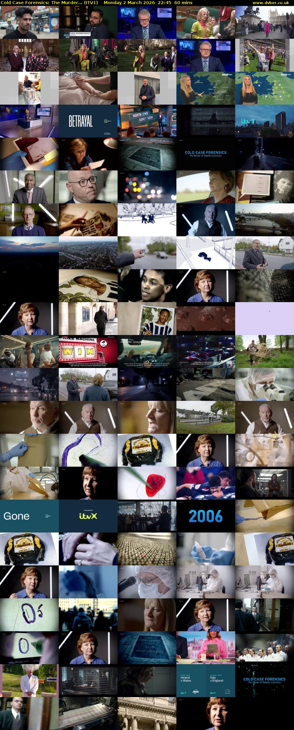 Cold Case Forensics: The Murder... (ITV1) Monday 2 March 2026 22:45 - 23:45