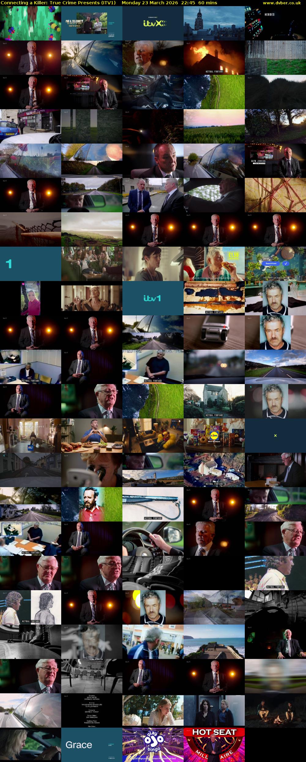 Connecting a Killer: True Crime Presents (ITV1) Monday 23 March 2026 22:45 - 23:45