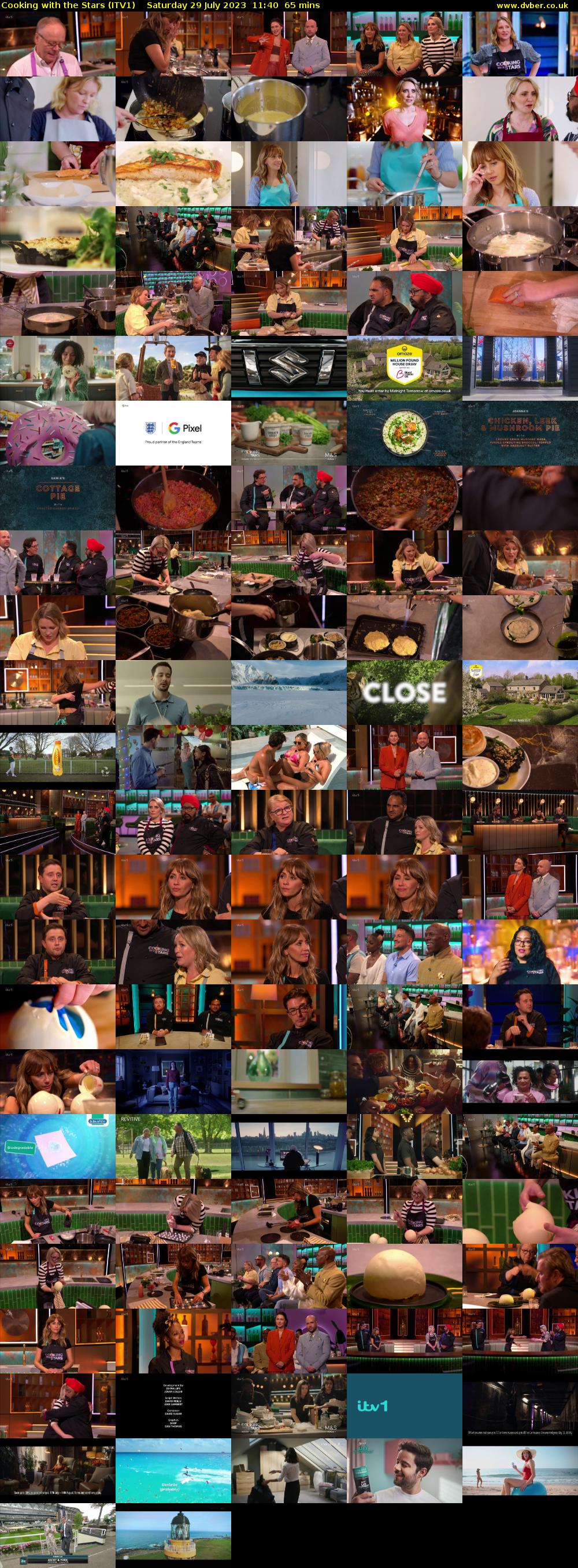 Cooking with the Stars (ITV1) Saturday 29 July 2023 11:40 - 12:45