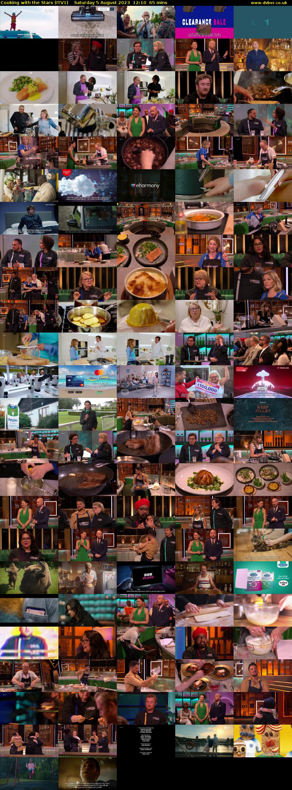 Cooking with the Stars (ITV1) Saturday 5 August 2023 12:10 - 13:15