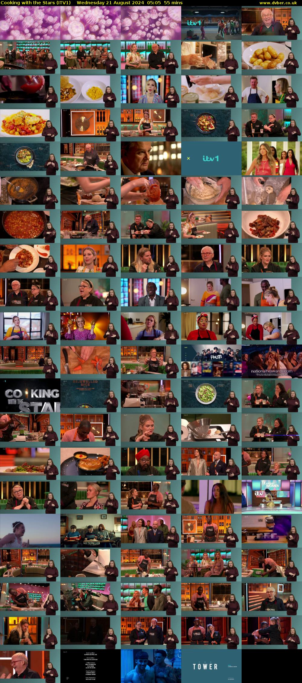 Cooking with the Stars (ITV1) Wednesday 21 August 2024 05:05 - 06:00