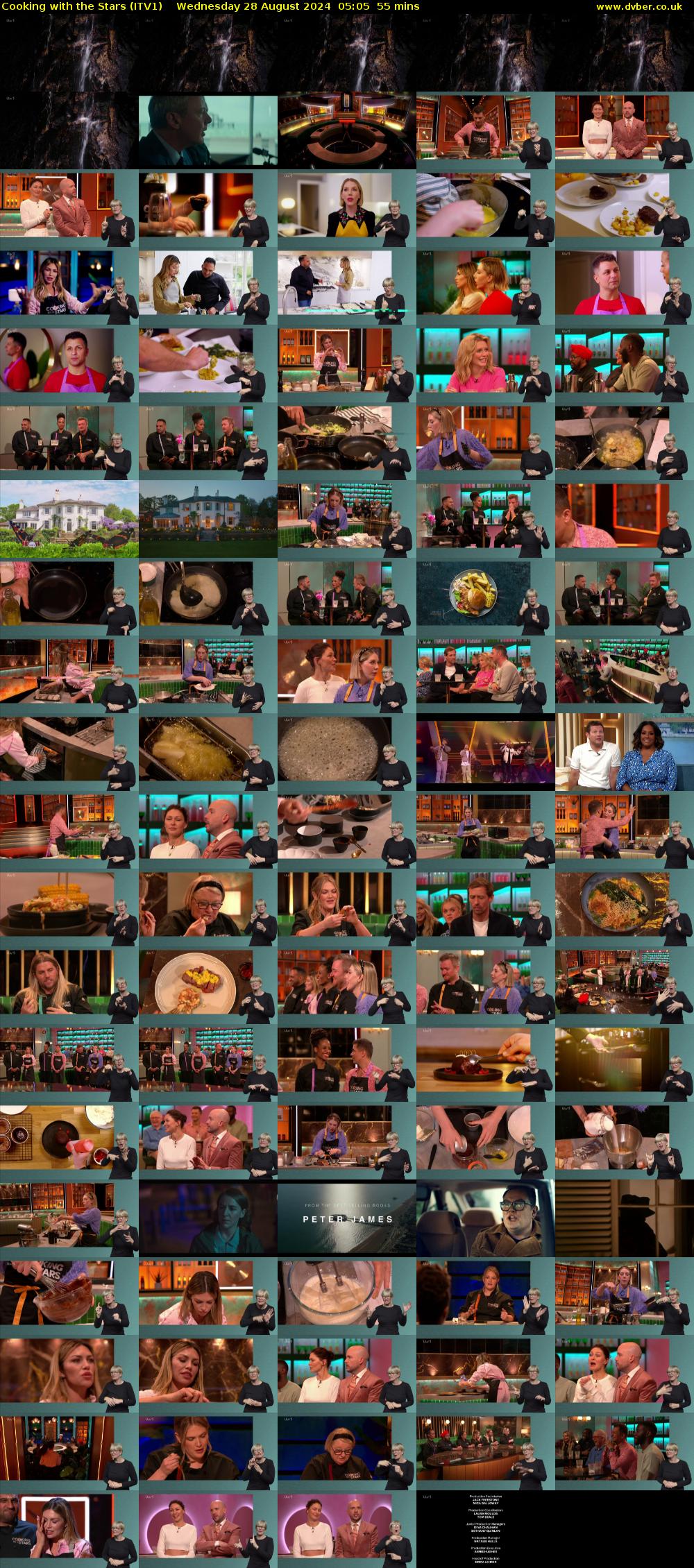 Cooking with the Stars (ITV1) Wednesday 28 August 2024 05:05 - 06:00