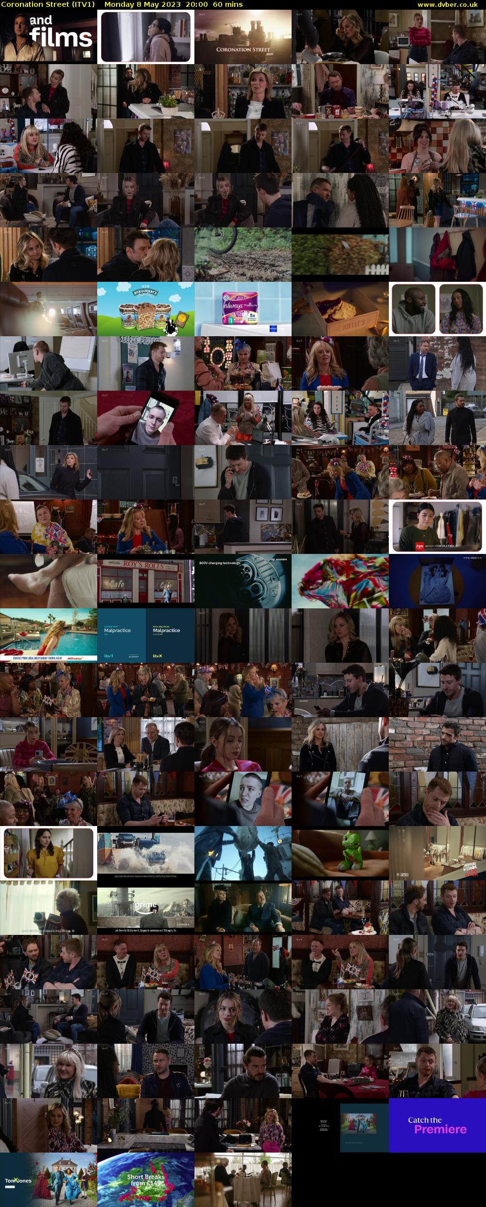 Coronation Street (ITV1) Monday 8 May 2023 20:00 - 21:00