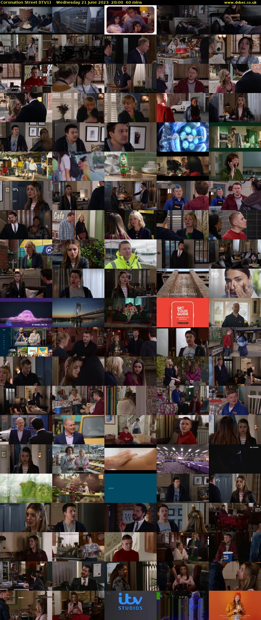 Coronation Street (ITV1) Wednesday 21 June 2023 20:00 - 21:00