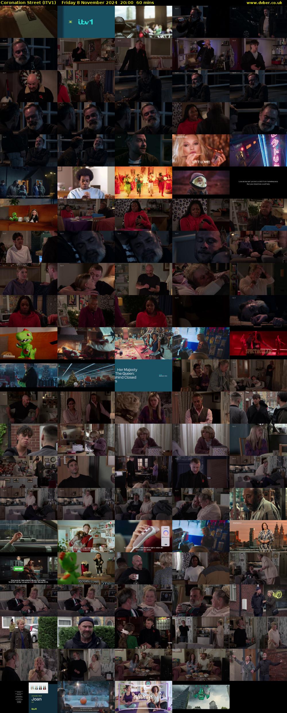 Coronation Street (ITV1) Friday 8 November 2024 20:00 - 21:00