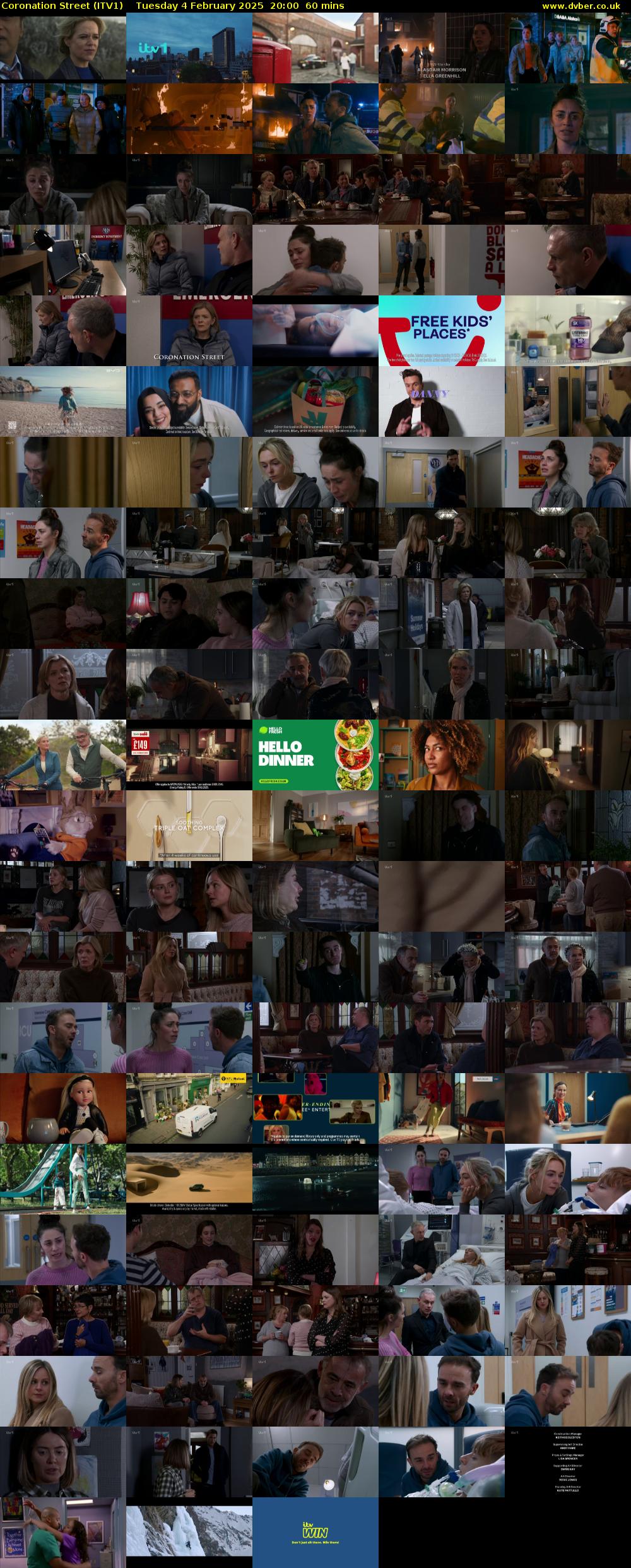 Coronation Street (ITV1) Tuesday 4 February 2025 20:00 - 21:00