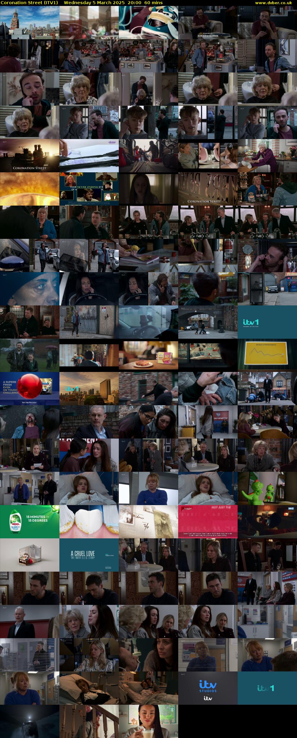 Coronation Street (ITV1) Wednesday 5 March 2025 20:00 - 21:00