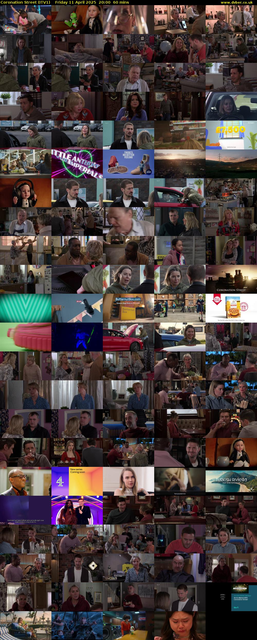 Coronation Street (ITV1) Friday 11 April 2025 20:00 - 21:00