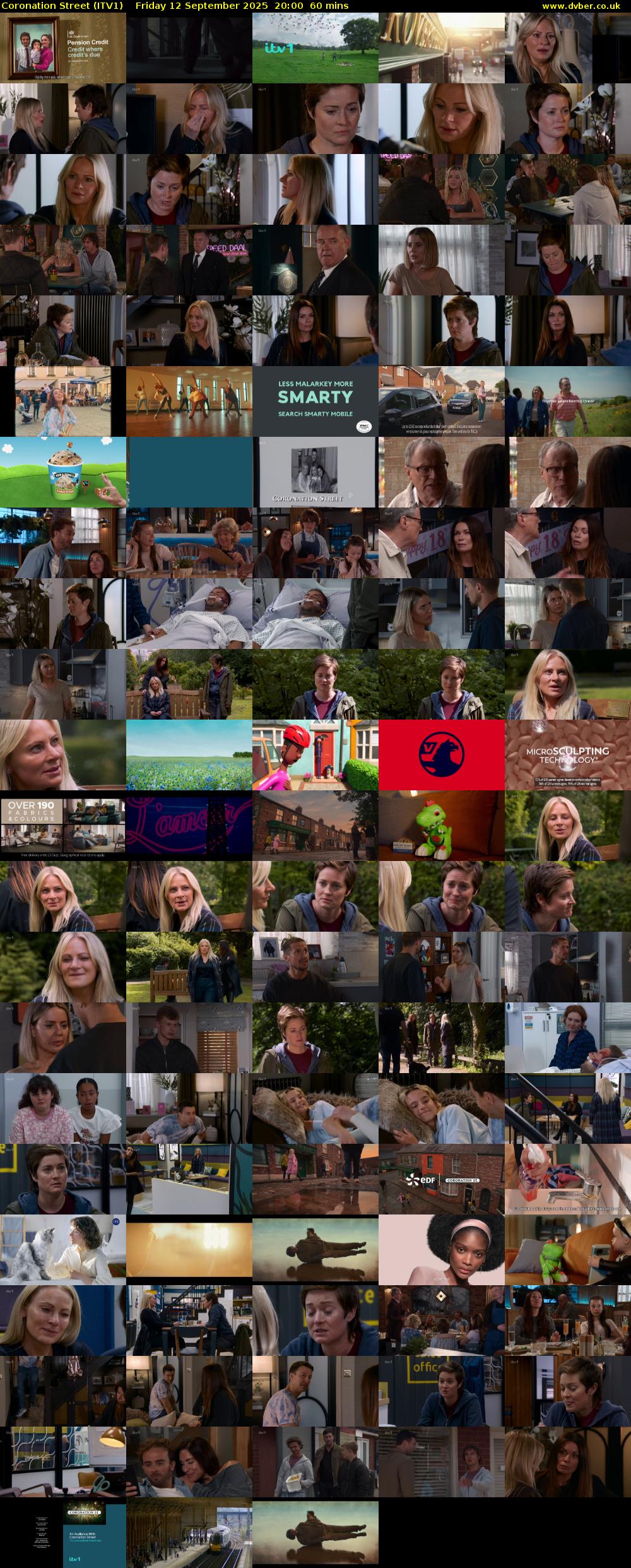 Coronation Street (ITV1) Friday 12 September 2025 20:00 - 21:00