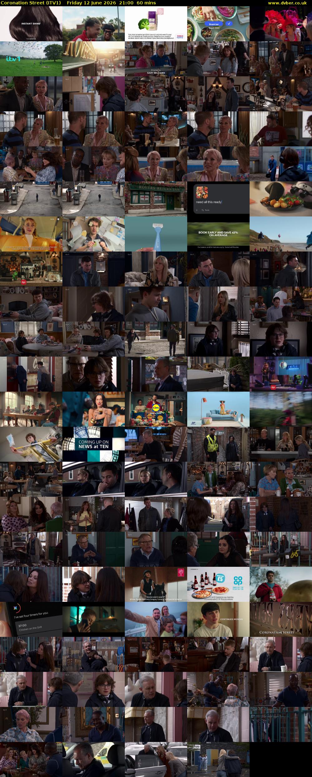 Coronation Street (ITV1) Friday 12 June 2026 21:00 - 22:00