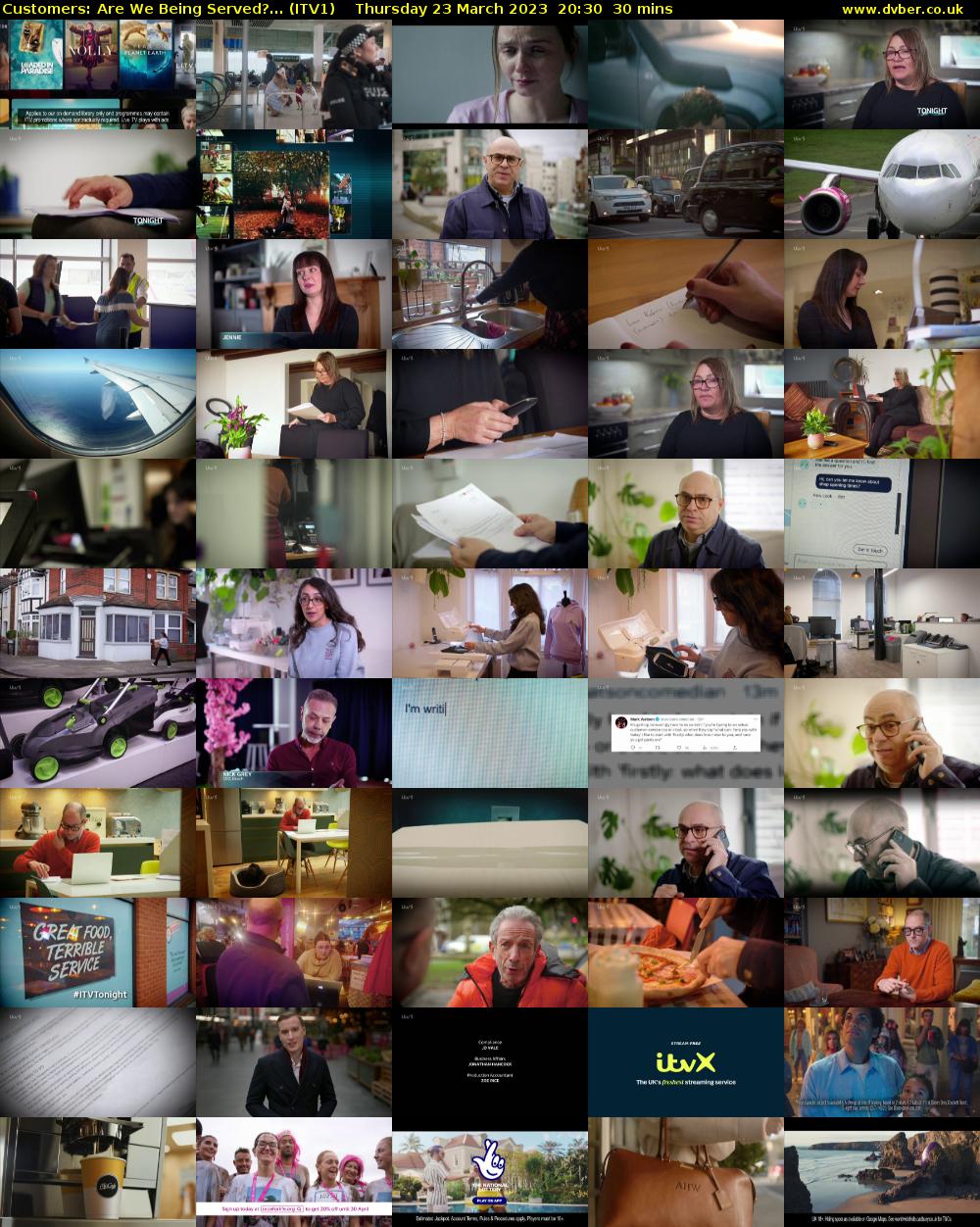 Customers: Are We Being Served?... (ITV1) Thursday 23 March 2023 20:30 - 21:00