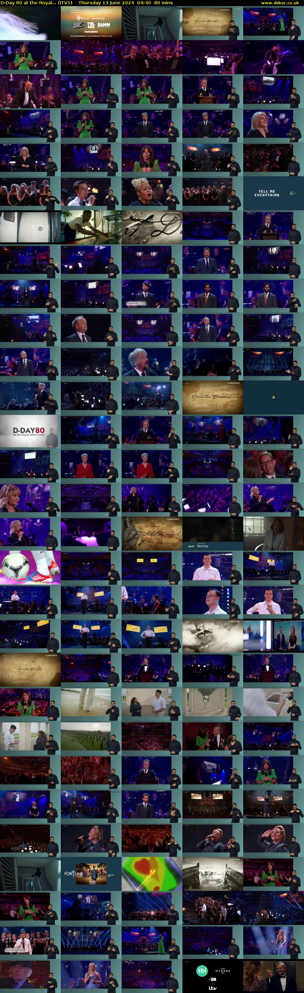 D-Day 80 at the Royal... (ITV1) Thursday 13 June 2024 04:40 - 06:00
