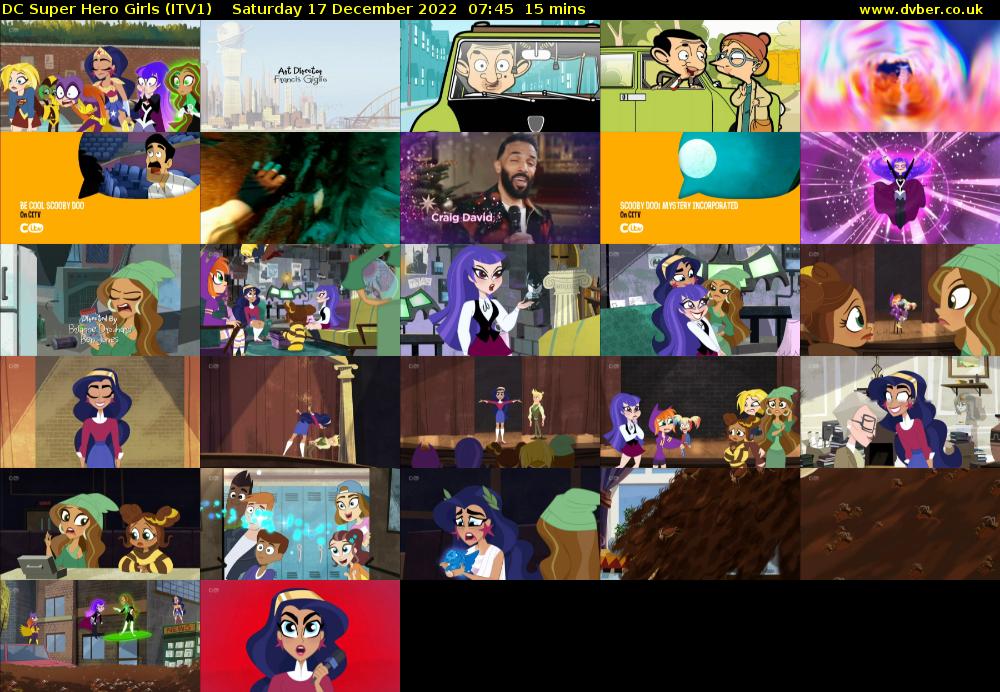 DC Super Hero Girls (ITV1) Saturday 17 December 2022 07:45 - 08:00