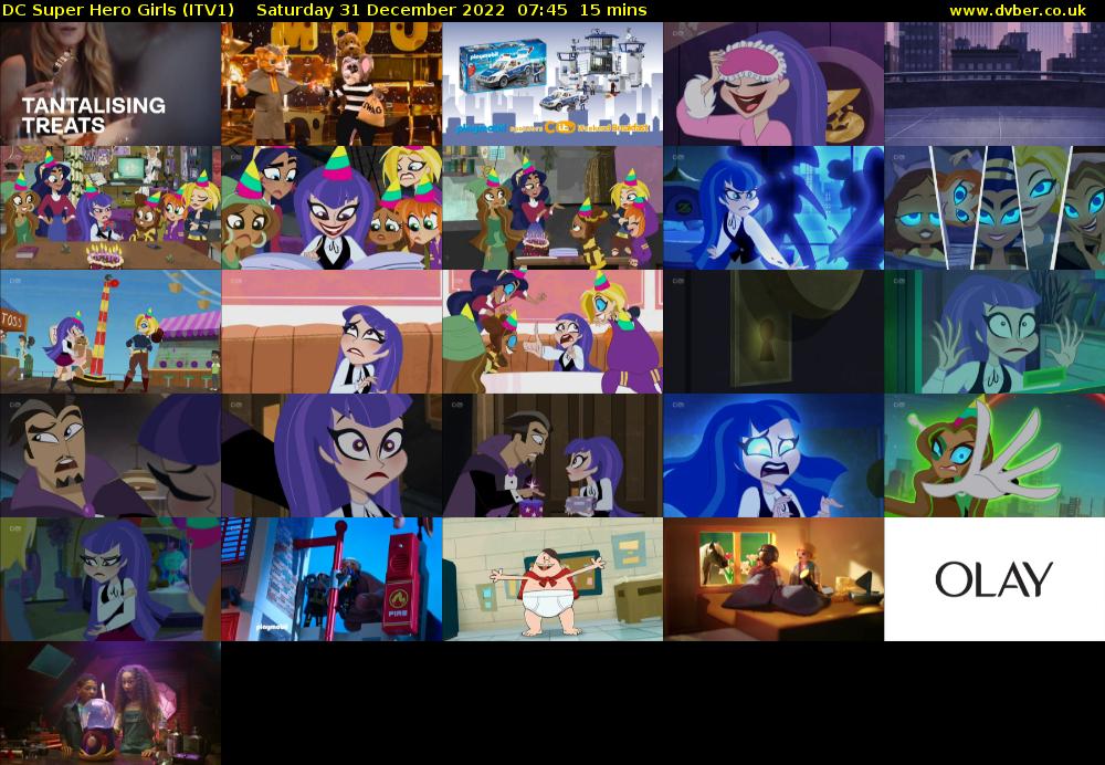 DC Super Hero Girls (ITV1) Saturday 31 December 2022 07:45 - 08:00